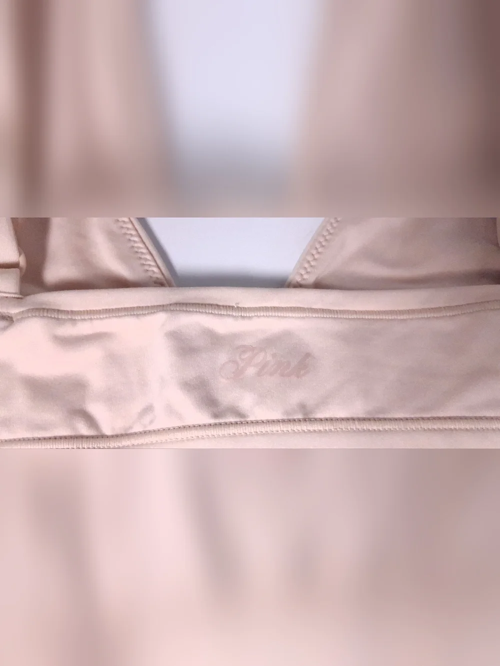 PINK Victoria's Secret Soft Nude Triangle Bralette Size XL - Picture 15 of 16